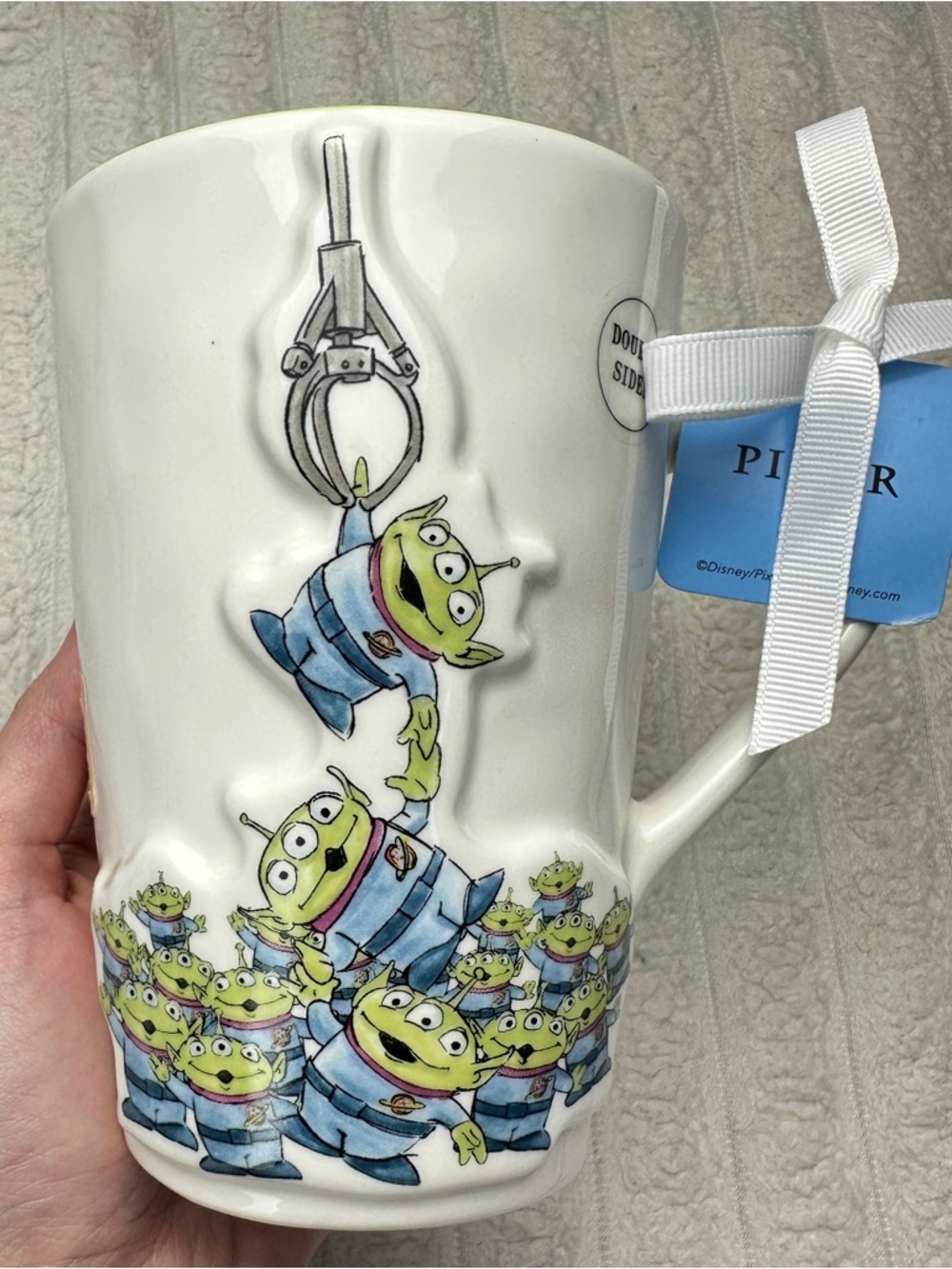 Rae Dunn Pixar Toy Story Alien Mug